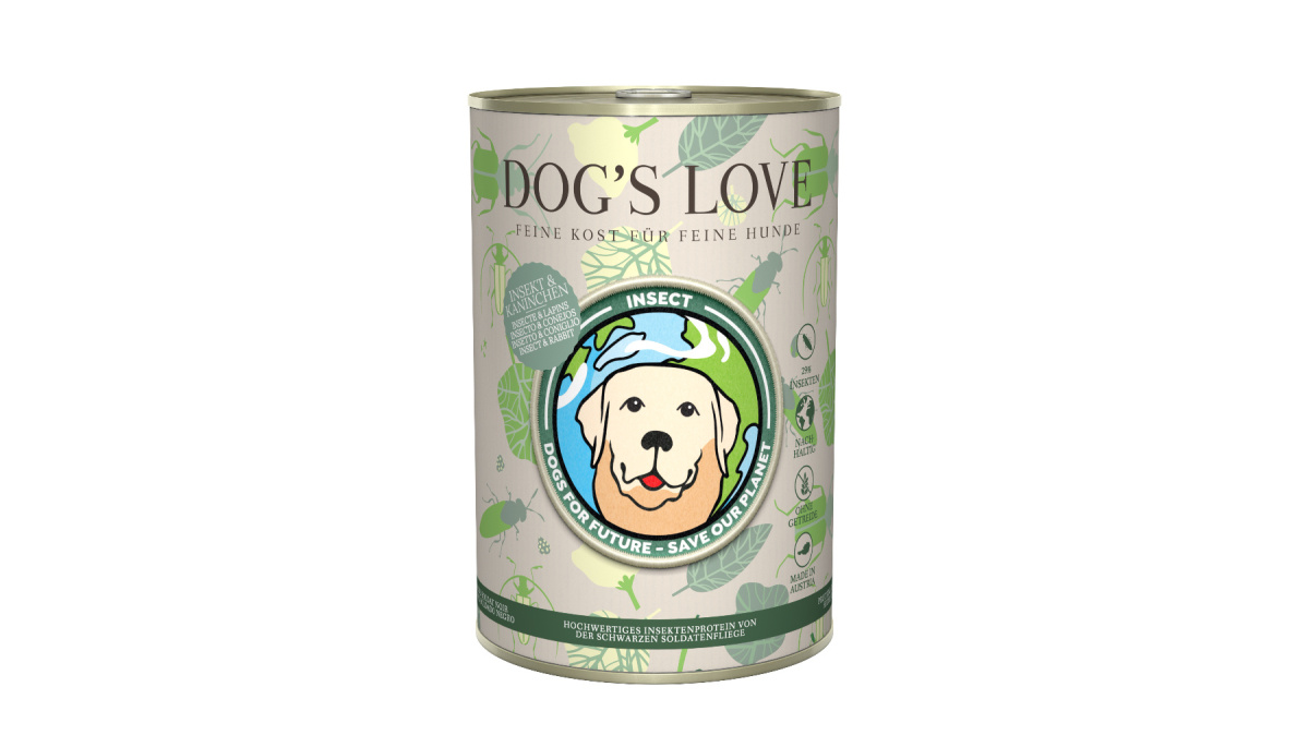 DOG'S LOVE Insekt Kaninchen karma z owadów i królika (400g) > DOG'S LOVE